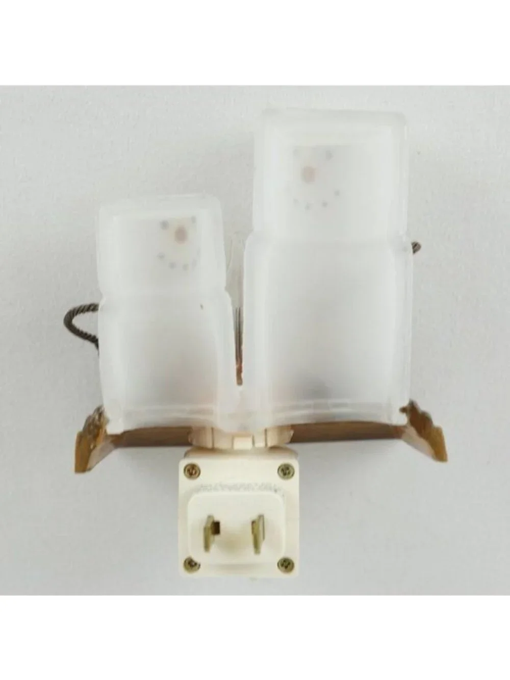 Midwest S'mores Campfire White & Brown Rustic Decorative Plug-In Night Light